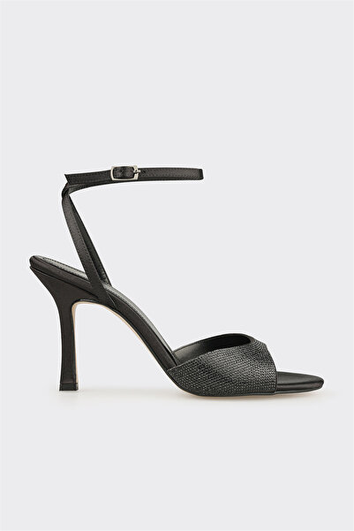 Elle Shoes Siyah Kadın Klasik Sandalet