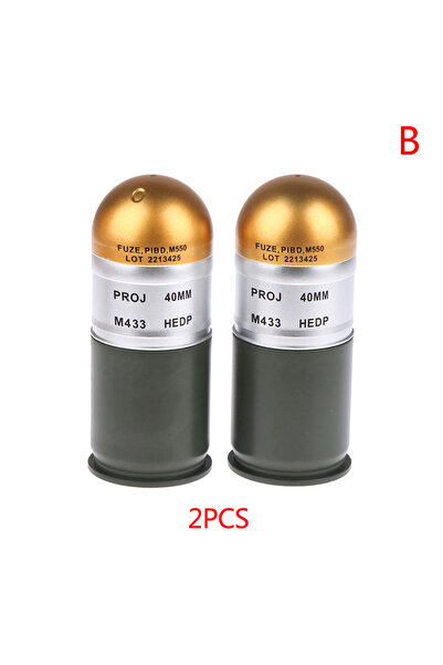 choice2 قطعتان من نموذج قنبلة وهمية M433 HEDP بقطر 40 مم، علبة تخزين صغيرة، ل...