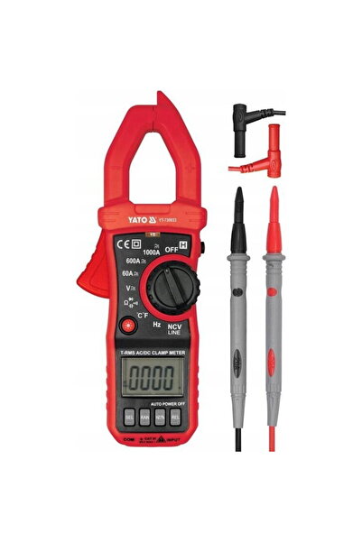yato Clampmetru universal cu functie TRUE RMS AC/DC 10MA-1000A