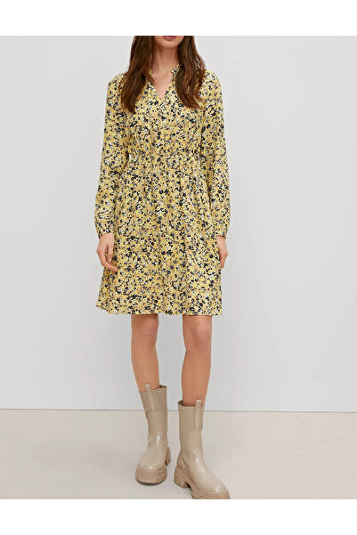 Evendi Short dress, Yellow