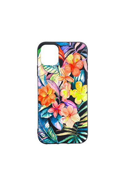 bestcase Husa Silicon Tropical Flowers, compatibila cu Xiaomi Mi 11 Lite 5G /...