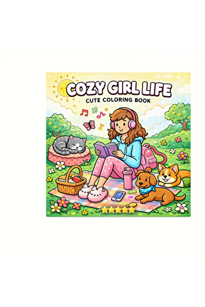 Choice5 Style 3 28 Pages Girls & Friend Coloring Book for Adult | Colouring B...