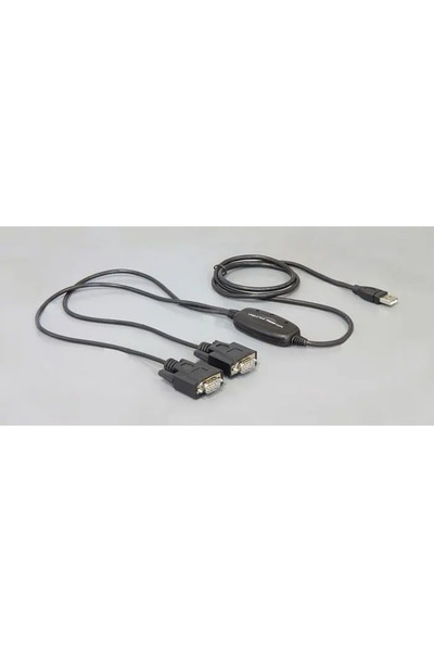 DELOCK Cablu adaptor USB2.0 la 2 s√ © ries RS232A