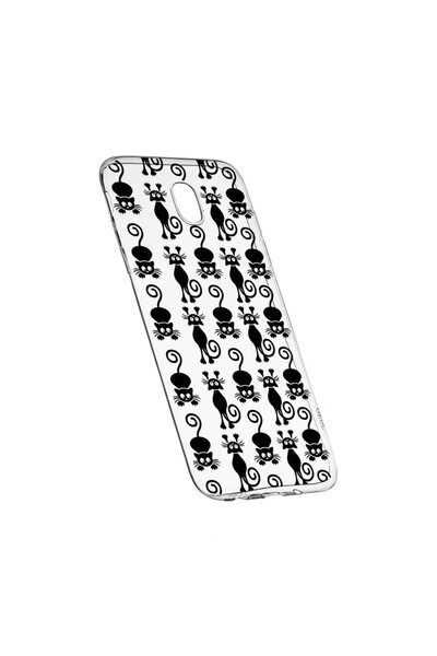 bestcase Husa Silicon, Transparent, Slim, Black Cat, 115, Huawei Honor 5X / GR5