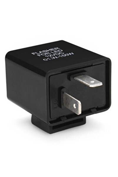 Choice black 12V 2 Pin Motorcycle Blinker Adjustable LED Flasher RelayTurn Si...