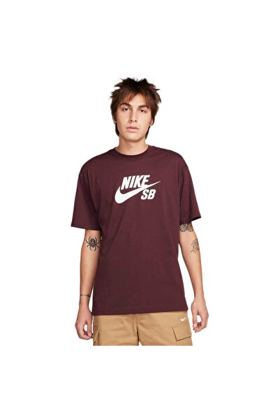 Nike Tricou de skate pentru bărbați, cu mânecă scurtă, cu logo SB, mărimea M