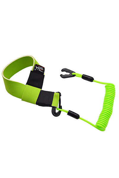 Choice1 Green Jet Ski Safety Lanyard Adjustable Emergency Flameout Rope with ...