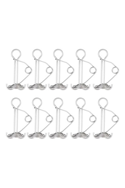 Choice1 10pc Spring Deck Nails tent pegs for campsite tent, board nails Awnin...