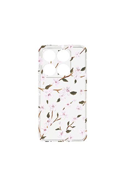 bestcase Husa pentru Xiaomi 14T, BestCase¬Æ Clear Silicon 2MM, Spring Flower,...