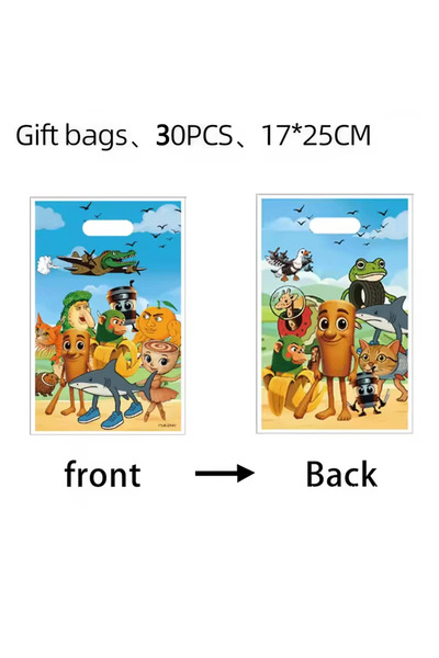 choice2 30PCS Gift Bag B Italian Brainrot Birthday Gift Bag brainrot Gift Bag...