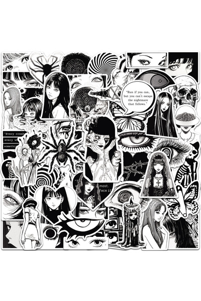 Choice 50Pcs 50Pcs Anime Horror Comic Stickers Gothic Vinyl Waterproof for La...