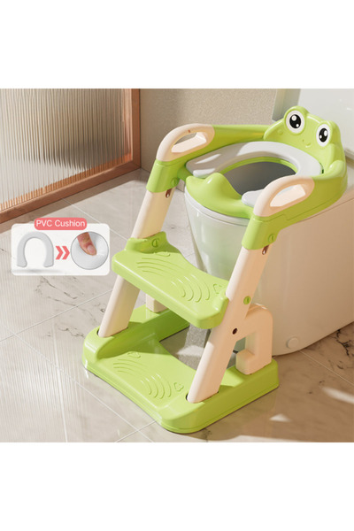 ENAR Children's toilet training seat with step stool, adjustable height ladde...