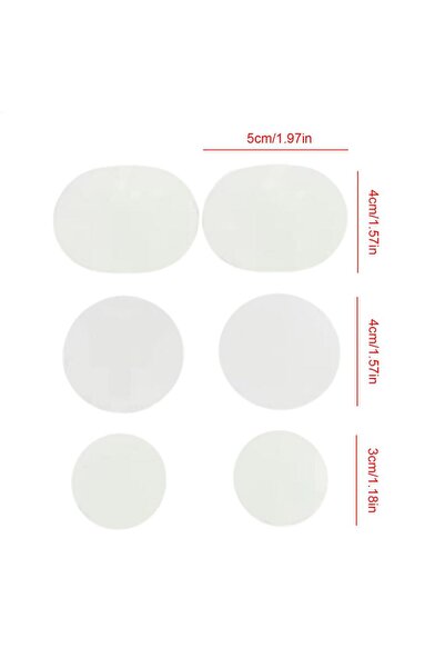 Choice4 White 6Pcs Shoe Hole Repair Patch Shoe Repair Patch Set Self-adhesive...