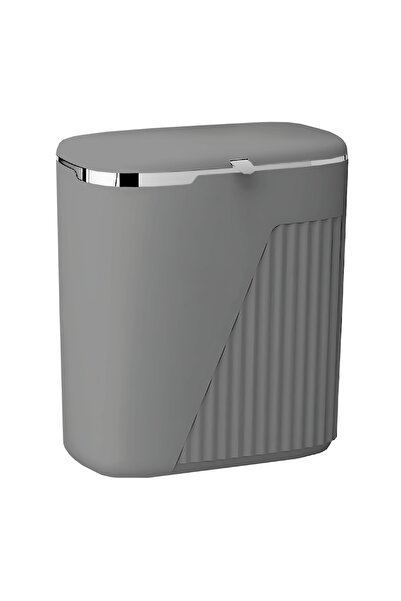 Velaris 7L Grey Hanging Bin - Retractable Lid, Odour-Free