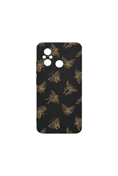 bestcase Λεπτή Θήκη Σιλικόνης 0.8MM, Συμβατή με Xiaomi Redmi 12C, Χρυσή Πεταλ...