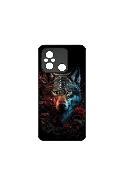 bestcase Slim Glassy Case, Compatible with Xiaomi Redmi 12C, Blue Eyes Wolf, ...