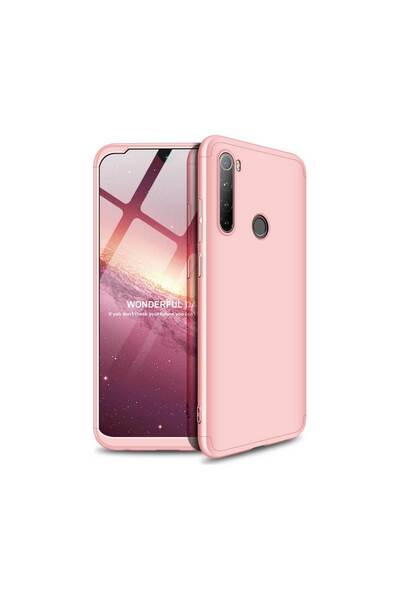 GKK 360 Full Body Protection Xiaomi Redmi Note 8 / Redmi Note 8 2021 Ροζ Χρυσό