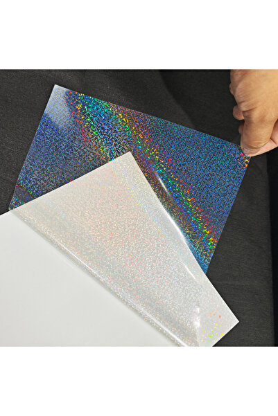choice2 4.1 X 5.8in Dots 50pcs Holographic Sticker Paper 4.1 X 5.8 Inch Clear...