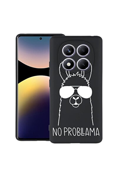 bestcase ¬Æ Husa pentru Xiaomi Redmi Note 14 Pro 4G, No Prob LLama, Slim Sili...