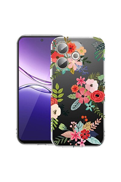 bestcase Θήκη για Xiaomi Redmi 13x / Poco M6 4G με σχέδιο λουλουδιών, Διαφανή...