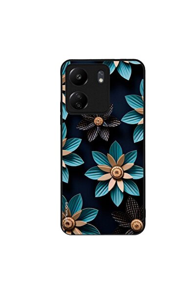Sonique Θήκη 3D Flower Series για Xiaomi Redmi 13C 4G / Poco C65 4G Γαλάζιο