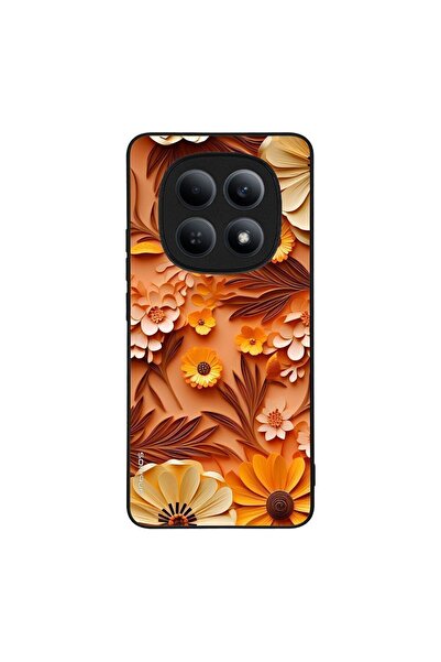 Sonique Θήκη 3D Flower Series για Xiaomi Redmi Note 15 4G Πορτοκαλί