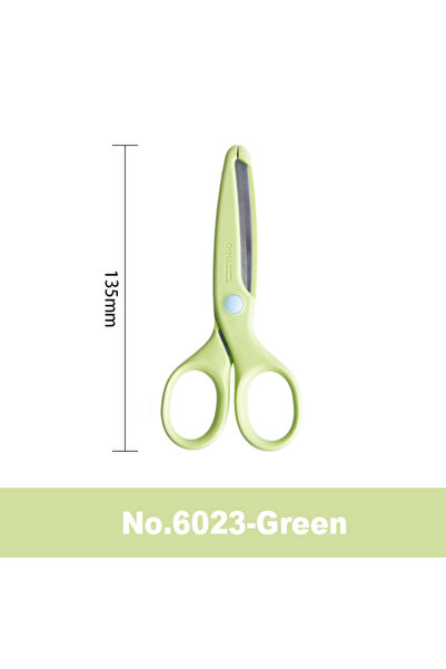 Choice3 Deli Green-1pcs Deli 1/3/12pcs Children Scissors 133mm Kids Safety Sc...