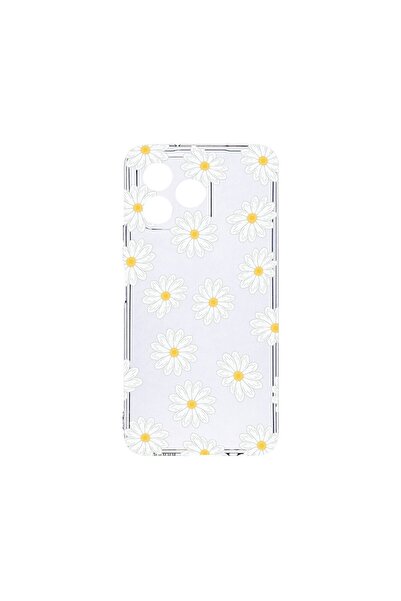 bestcase ¬Æ Husa Clear Silicon 2MM, Compatibila Cu Xiaomi Redmi 13, Happy Flo...