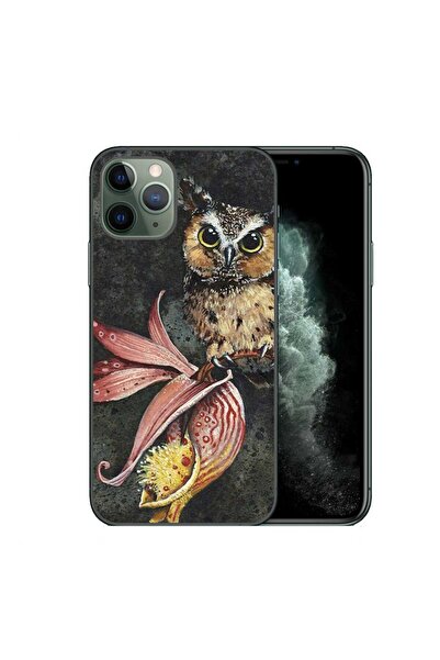 OEM Husa compatibila cu Apple iPhone 11 Pro Max Silicon Gel Tpu Model Owl Pai...