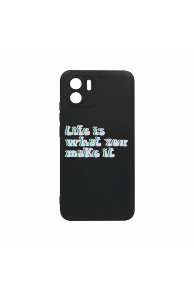 bestcase Θήκη, Συμβατή με Xiaomi Redmi A1, Η ζωή είναι αυτό που τη δημιουργεί...