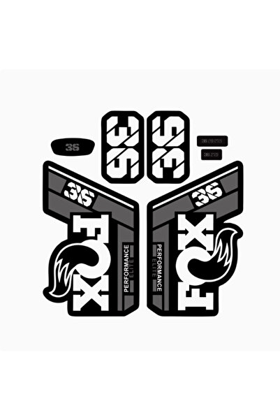 Choice5 WHITE 2021 Fox36 AM Front Fork Stickers Mountain Bike Front Fork Stic...