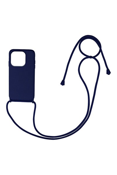 Sonique Θήκη Σιλικόνης με Κορδόνι CarryHang Xiaomi Redmi 12C Μπλε Σκούρο