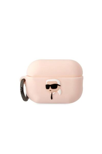 Karl Lagerfeld Θήκη Karl Head 3D για Airpods Pro 2 Ροζ