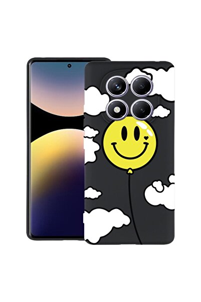 bestcase Husă pentru Xiaomi Redmi Note 15 5G cu design Balon Smiley, TPU Mat ...
