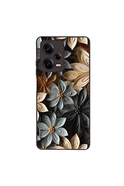 Sonique Θήκη 3D Flower Series για Xiaomi Redmi Note 12 Pro 5G Γκρι