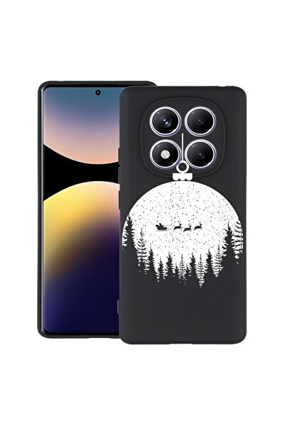 bestcase ¬Æ Husa pentru Xiaomi Redmi Note 14 Pro 4G, Xmas Globe, Slim Silicon...