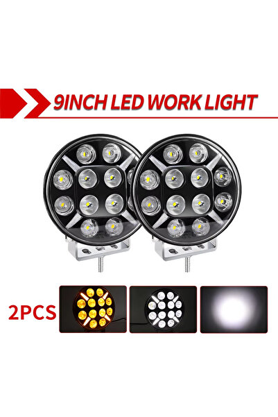 choice2 2Pcs 9inch Style A 1/2 Pcs 7 Inch/9 Inch Round 120W Led Work Light 12...