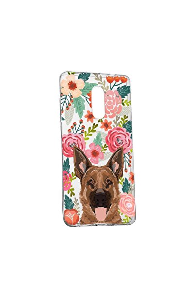 bestcase Husa Dog and Flowers, pentru LG K8 2018, rezistenta la uzura, anti-a...