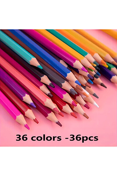 Choice 36-Colors Colored Pencil Set, Soft Core Oil Pastels for Coloring Books...