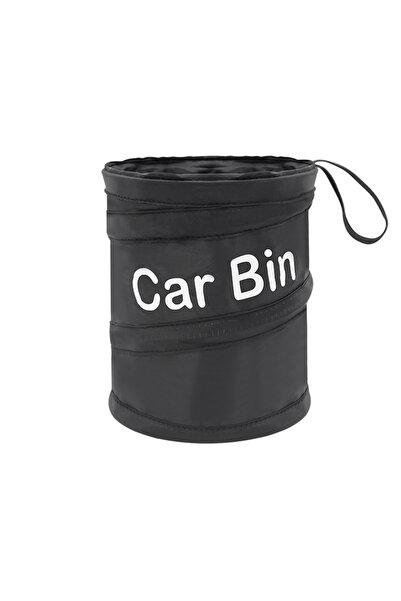 Choice QP5559 Collapsible Black Car Trash Can Pack Trash Bag Rubbish Waste Bi...