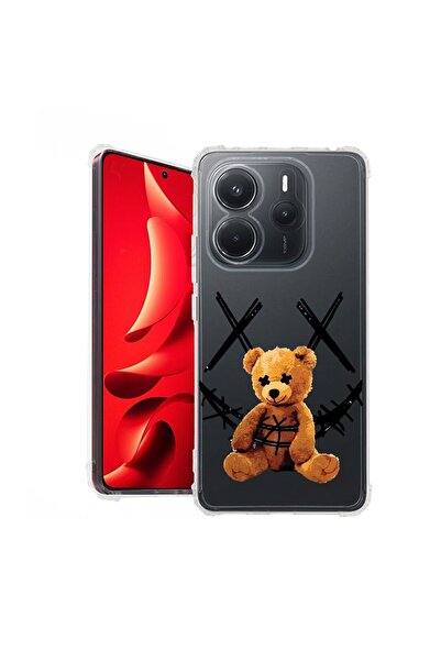 bestcase Husă pentru Xiaomi Redmi Note 14 4G, Antișoc 1.5MM, Ursuleț Zâmbitor...