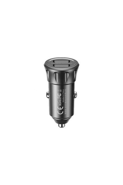 Remax Φορτιστής Αυτοκινήτου Vanguard RCC236 2xUSB Fast Charge 2.4A Μαύρο