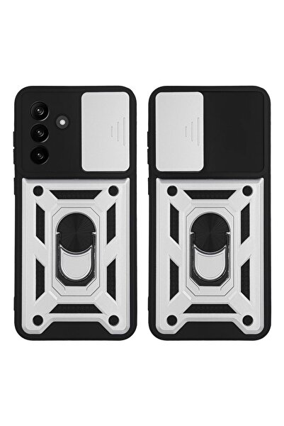 Sonique Θήκη Ring Armor CamPro για Samsung Galaxy A37 5G Ασημί