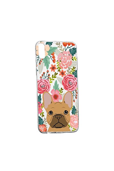 bestcase Husa Silicon Compatibila Cu Xiaomi Redmi 9AT, Dog and Flowers, rezis...