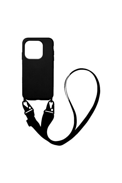 Sonique Θήκη Σιλικόνης με Strap CarryHang Xiaomi Redmi 12C Μαύρο