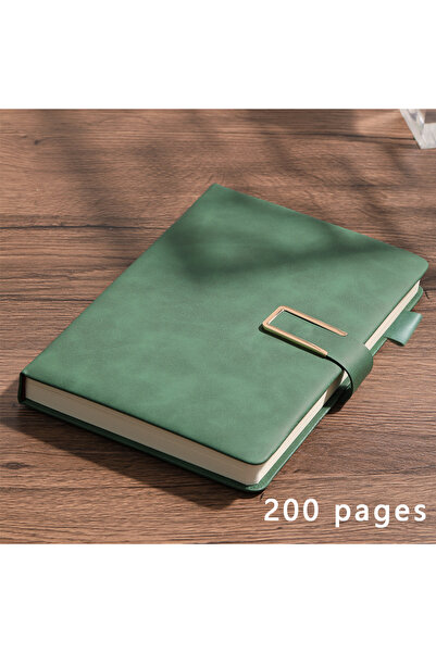 Choice1 A5 green-200pages Personalized Vintage A5 Leather Notebook Soft Cover...