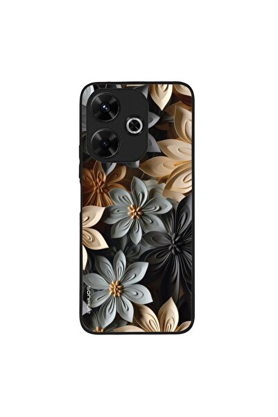 Sonique Θήκη 3D Flower Series για Xiaomi Redmi 13 4G / Poco M6 4G Γκρι
