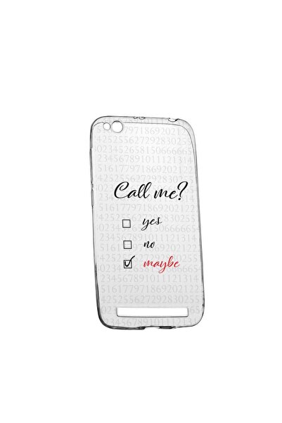 bestcase Husa Silicon, Transparent, Slim, Call Me, 149, Xiaomi Redmi 5A