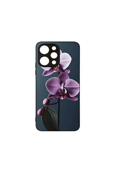bestcase Калъф MaxSafe, съвместим с Xiaomi Redmi 12, Лилава орхидея, HD цвето...