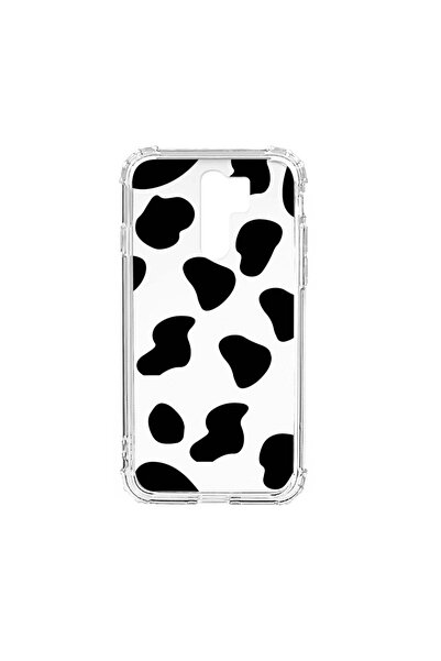 bestcase Husa Anti Shock Silicon Compatibila cu Xiaomi Redmi 9, Black Cow, Mi...